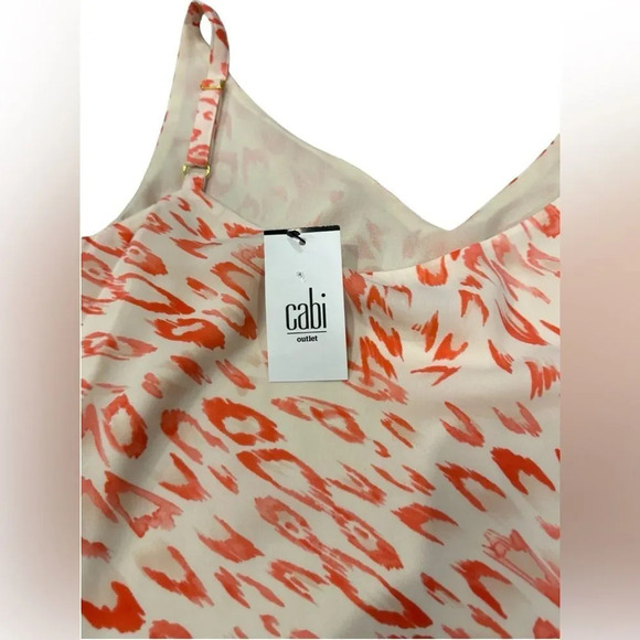 NWT Cabi cami Top abstract top summer casual fun Small - Picture 3 of 7